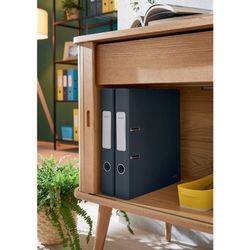 Leitz Cozy lever arch file Lined cardboard. 180º. DIN A4. 50mm Gray