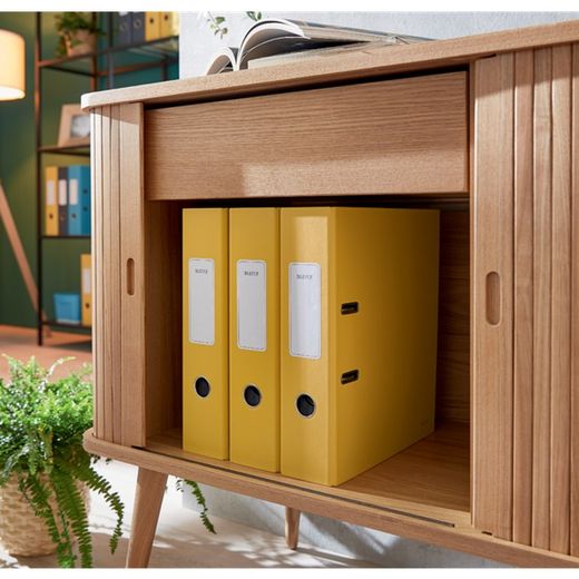 Leitz Cosy ordner Gelijnd karton. 180º. DINA4. 80mm geel