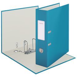 Leitz Cozy lever arch file Lined cardboard. 180º. DIN A4. 80mm blue