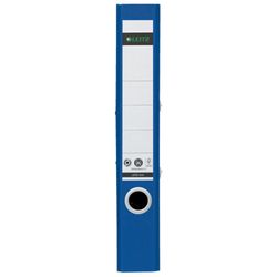 Classeur à levier Leitz en carton 100% recyclé et recyclable. 180º. DIN A4. Dos 50 mm, bleu