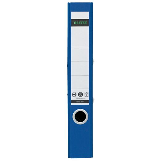 Classeur à levier Leitz en carton 100% recyclé et recyclable. 180º. DIN A4. Dos 50 mm, bleu