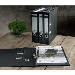 Leitz ordner gemaakt van 100% gerecycled en recyclebaar karton. 180º. DINA4. Rug 80mm. zwart