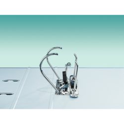 Leitz lever arch file. Plastic lined. 180º. DIN A4. Spine 80mm. red