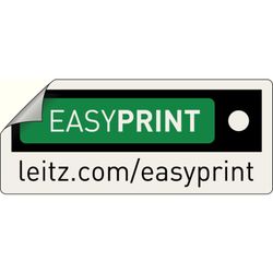 Leitz lever arch file. Plastic lined. 180º. DIN A4. Spine 80mm. red