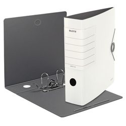 Leitz Solid DIN A4 håndtagsbuefil, ryg 75 mm. hvid