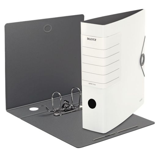 Leitz Solid DIN A4 håndtagsbuefil, ryg 75 mm. hvid