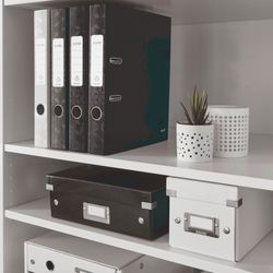 Archivador de palanca Leitz WOW. Cartón forrado. 180º. DIN A4. 50 mm. negro