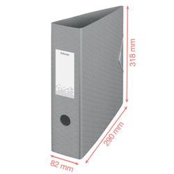 Classeur à levier DIN A4 Polyfoam Colour'Breeze. Dos 82mm. assorti