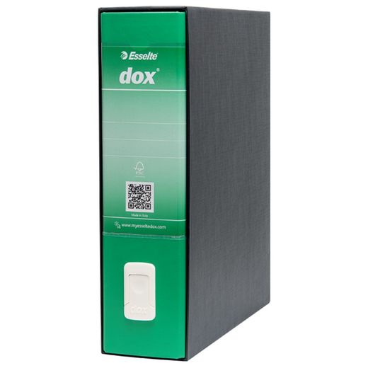 Classeur DOX avec boîte DIN A4 (28,5X31,5 cm), dos 80 mm. vert