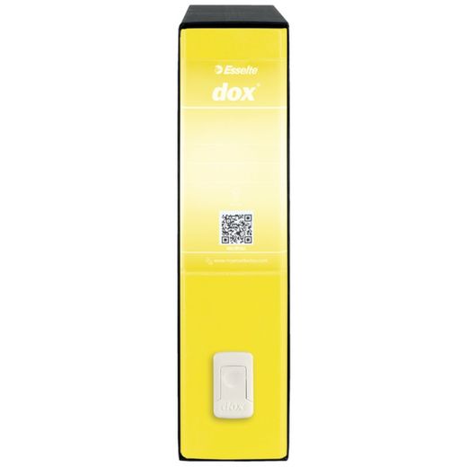 Dossier DOX avec boîte Folio (28,5X35 cm), dos 80 mm. jaune