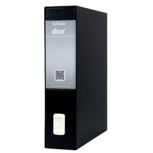 Dossier DOX avec boîte Folio (28,5X35 cm), dos 80 mm. noir