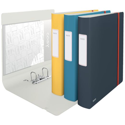 Leitz Active Cozy filing cabinet. Poyfoam. 180°. DIN A4, spine 65 mm, yellow