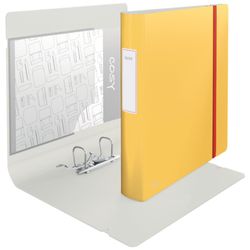 Leitz Active Cozy filing cabinet. Poyfoam. 180°. DIN A4, spine 65 mm, yellow