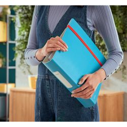 Leitz Active Cosy Aktenschrank. Poyschaum. 180°. DIN A4, Rücken 65 mm, blau