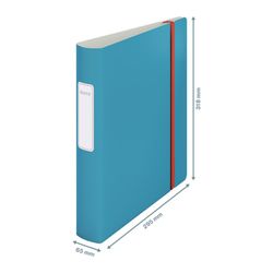 Leitz Active Cosy Aktenschrank. Poyschaum. 180°. DIN A4, Rücken 65 mm, blau