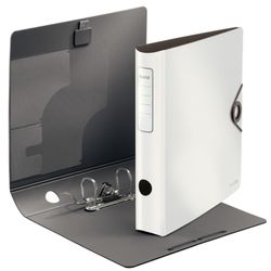 Szafka na dokumenty Leitz Active Solid. Pianka. 180º. DIN A4, grzbiet 65 mm. biały