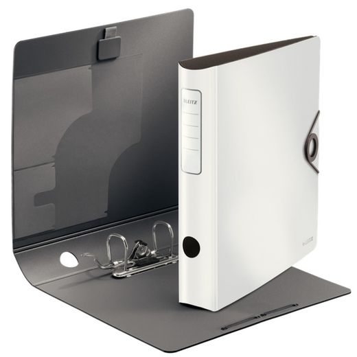 Szafka na dokumenty Leitz Active Solid. Pianka. 180º. DIN A4, grzbiet 65 mm. biały