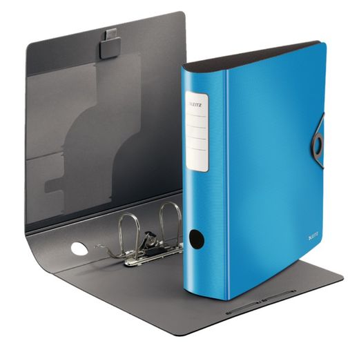 Leitz Active Solid filing cabinet. Polyfoam. 180º. DIN A4, spine 82 mm. blue