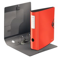 Armadietto Leitz Active Solid. Polischiuma. 180º. DIN A4, dorso 82 mm. rosso