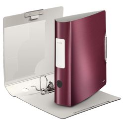 Leitz Active Style filing cabinet. Polyfoam. 180º. DIN A4, spine 82 mm. Garnet red