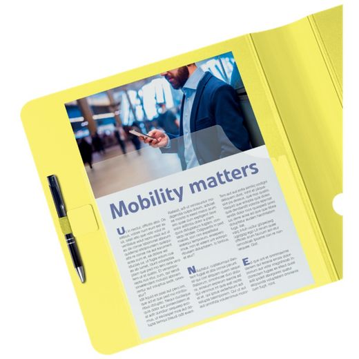 Leitz Active Urban Chic arkivskab. Polyfoam. 180º. DIN A4, ryg 65 mm. blå