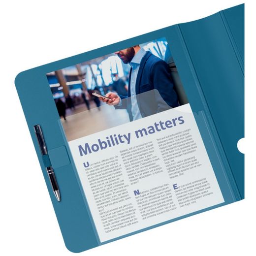 Szafka na dokumenty Leitz Active Urban Chic. Pianka. 180º. DIN A4, grzbiet 65 mm. czerwony