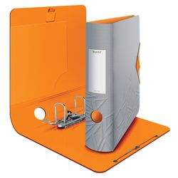 Archivador Leitz Active Urban Chic. Polyfoam. 180º. DIN A4, lomo 82 mm. Gris