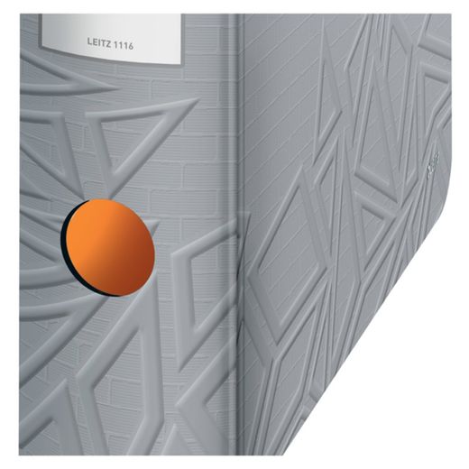 Classeur Leitz Active Urban Chic. Polymousse. 180º. DIN A4, dos 82 mm. Gris