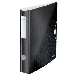 Archivador Leitz Active WOW. Polyfoam. 180º. DIN A4, lomo 65 mm. negro