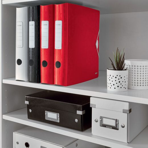 Leitz Actieve WOW archiefkast. Polyschuim. 180º. DIN A4, rug 65 mm. rood