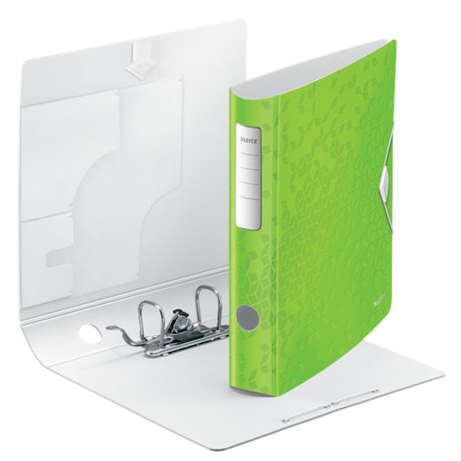 Archivador Leitz Active WOW. Polyfoam. 180º. DIN A4, lomo 65 mm. verde