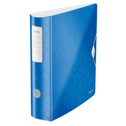 Archivador Leitz Active WOW. Polyfoam. 180º. DIN A4, lomo 82 mm. azul