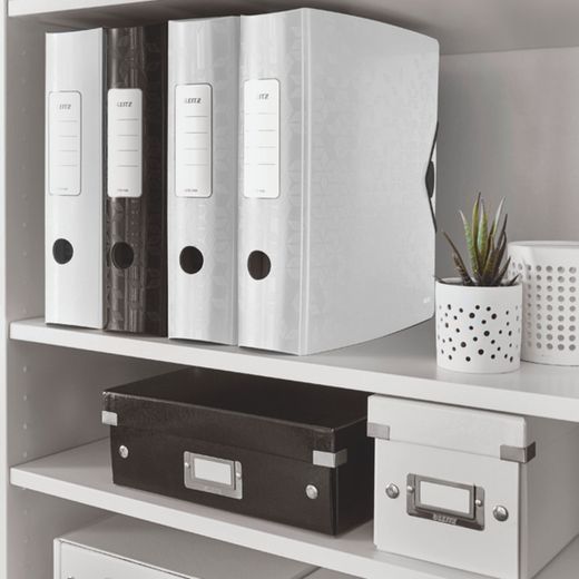 Classeur Leitz Active WOW. Polymousse. 180º. DIN A4, dos 82 mm. blanc