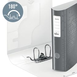 Leitz Active WOW Aktenschrank. Polyschaum. 180º. DIN A4, Rücken 82 mm. Rot