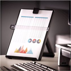 Talerstol A4 skrivebord Sort