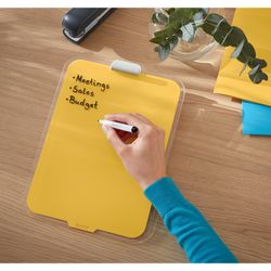 Leitz Cosy Rednerpult aus Glas, Gelb