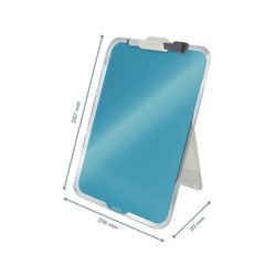 Leitz Cosy leggio da scrivania in vetro, blu