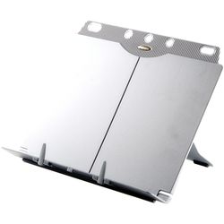 Bogstander Metallic grå