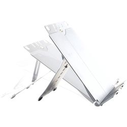 Bogstander Metallic grå