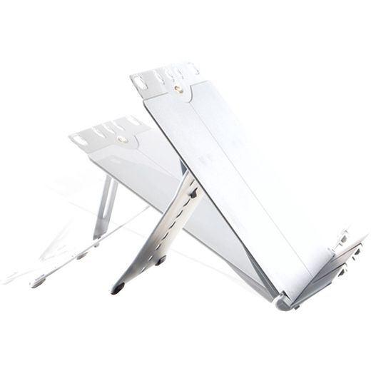 Bogstander Metallic grå