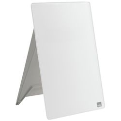 Atril pizarra de sobremesa de cristal  NOBO, blanco