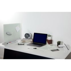 NOBO Whiteboard Rednerpult mit Glasplatte, weiß