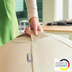 Ballon de siège actif, 55 cm antidérapant, gris