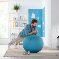 Ergo Cosy Aktiver Sitzball mit 65 cm Durchmesser, blau