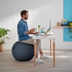 Ergo Cosy 65 cm di diametro Sfera con sedile attivo, grigio