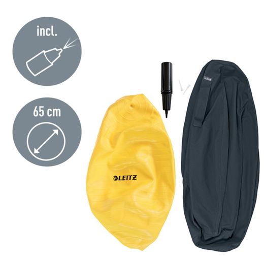 Ergo Cosy 65 cm di diametro Sfera con sedile attivo, grigio