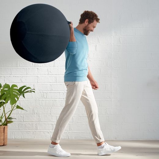 Ergo Cosy 65 cm di diametro Sfera con sedile attivo, grigio