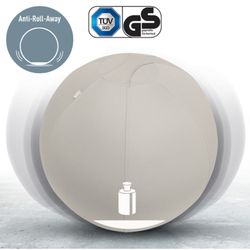 Ballon de siège actif antidérapant 65 cm, gris