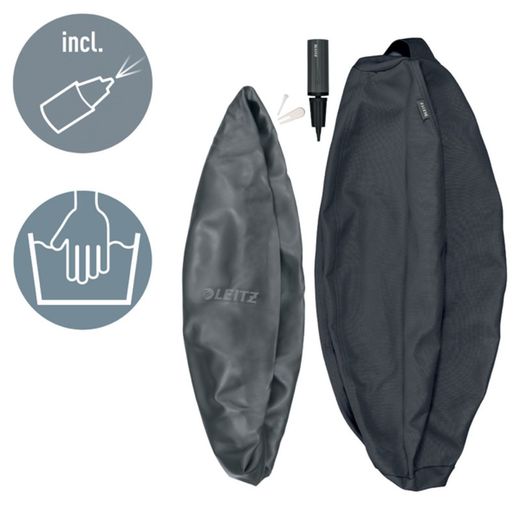 Ballon de siège actif 65 cm antidérapant, gris foncé