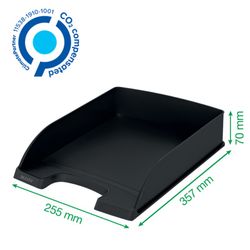 Leitz Bac de recyclage, Format vertical, A4, noir